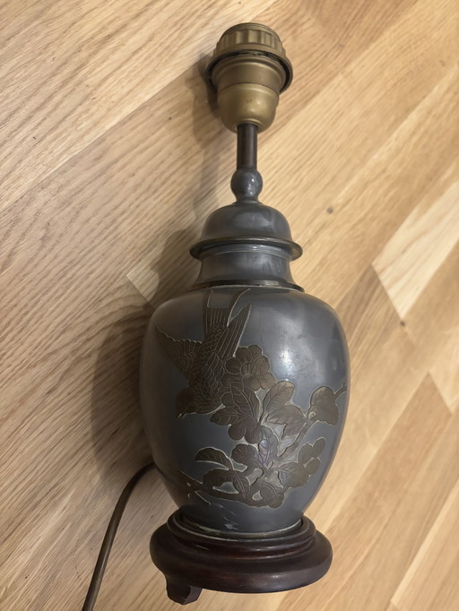 Lampe style asiatique vintage 