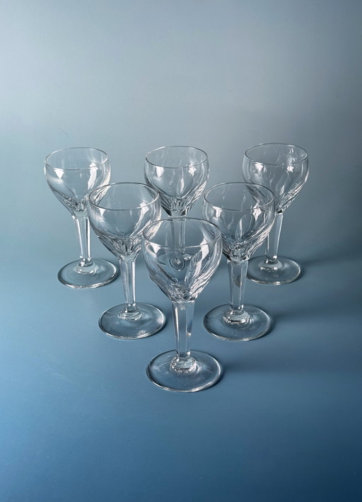 Val Saint Lambert - Drinking Service 6 - Crystal - Gondole
