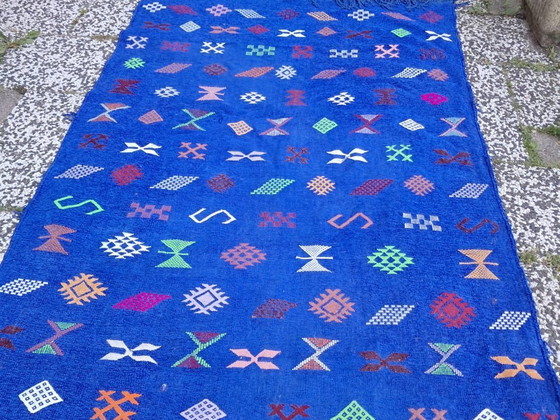 Image 1 of Handgeknoopt Berber kleed wol 243x140cm