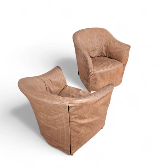 2 x Fauteuil Doralice par Antonio Citterio / Paolo Nava / années 1980 – Retro (photo 7 of 13)