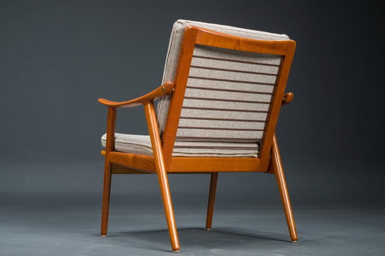 Image 1 of Stuhlset Modell 563 von Fredrik Kayser für Vatne Lenestolfabrikk, Norwegen, 1960er Jahre