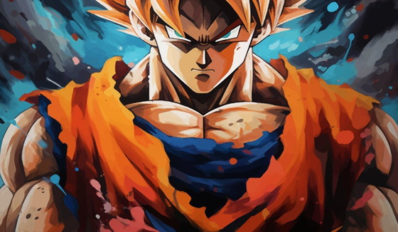 Image 1 of Alberto RICARDO - Dragon Ball 2 - Artist canvas