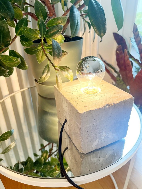 Image 1 of Concrete Design Table Lamp | Design in Berlin | Industrial / Bauhaus