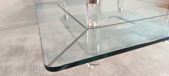 ✨💎 Marais International MTB110 — Eccezionale Tavolino da caffè in Altuglas e Vetro | Design Parigino 💎✨ (photo 7 of 20)