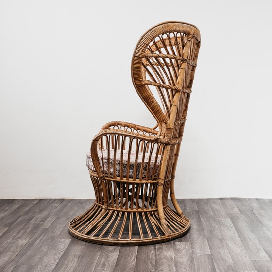 Image 1 of Gio Ponti Lio Carminati Bonacina Poltrona Vimini Design Mid-Century 1950
