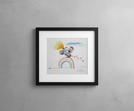 Image 1 of Schlote, Wilhelm - La bicicletta dell'amore - Costruzione 3D - firmata a mano