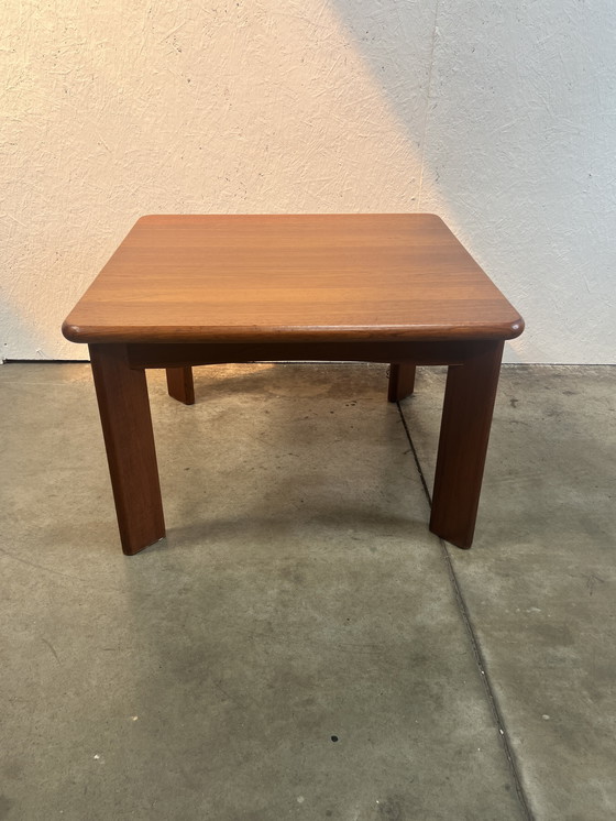Image 1 of Viereckiger Couchtisch aus Teakholz, S. Burchardt-nielsen, Deutschland