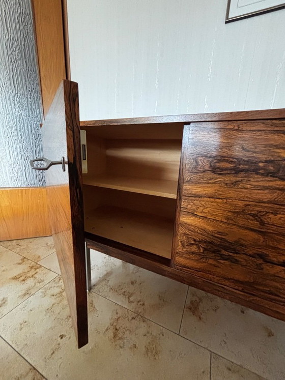 Credenza vintage in mogano – Credenze, Metal, Wood (photo 4 of 13)