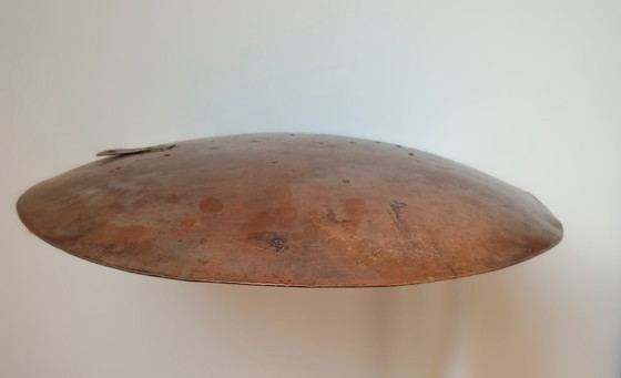 Image 1 of Grande placca da parete in rame lavorata a mano