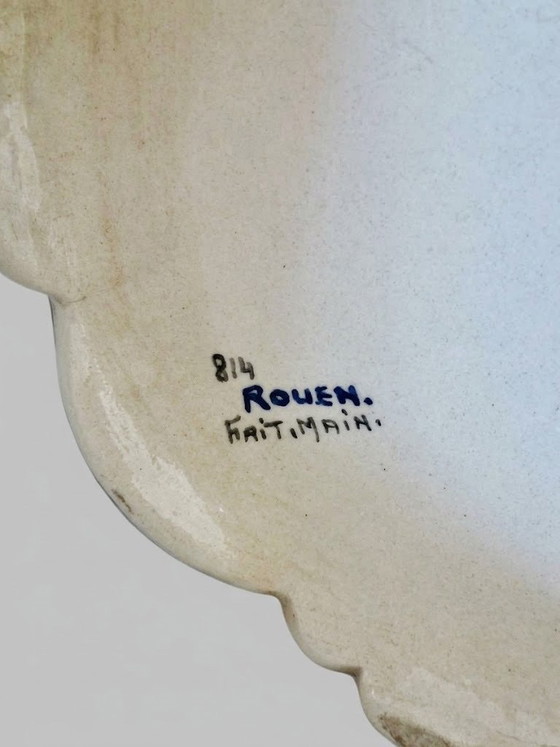 Vaso per Piante / Cache-pot in Maiolica Francese – Stile Rouen – Fatto a Mano (Fait Main). – Vasi per piante (photo 5 of 6)