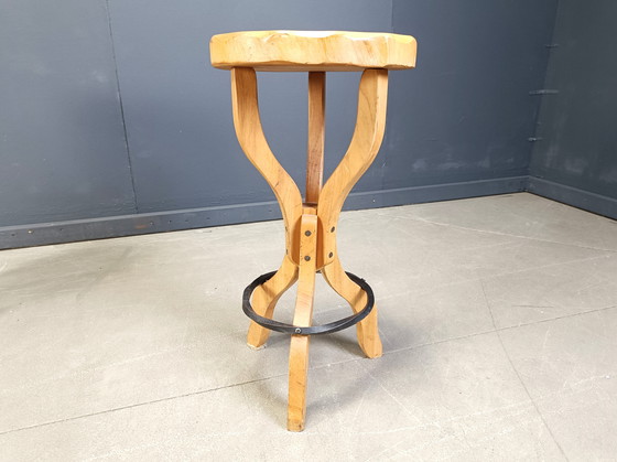 Image 1 of Mid century brutalist bar stools, 1960s - set of 4