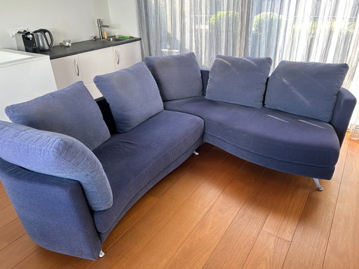 Rolf Benz 2500 Ecksofa (2007) mit Fußhocker