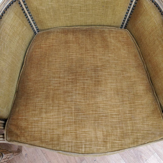 Image 1 of Antikes Sofa und Sessel im Stil Ludwigs XVI.