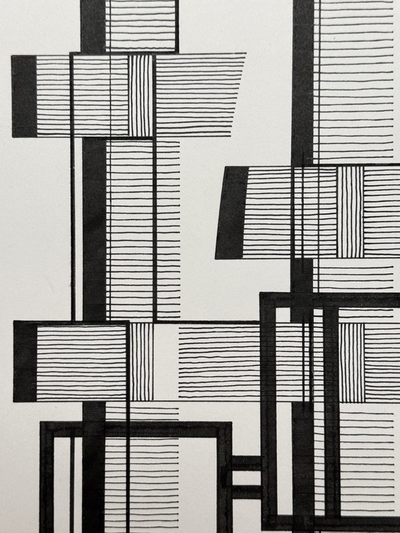 Image 1 of Eugène Eechaut (1928-2019) - 2 Works, Ink, 1987/88