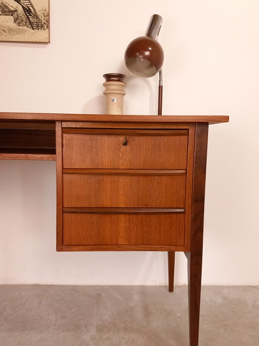 Danish teak desk | Vintage 1960s restored