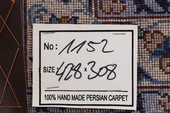 Image 1 of Tappeto persiano Kashan firmato 4,28 x 3,08 Tappeto orientale pregiato n. 1152
