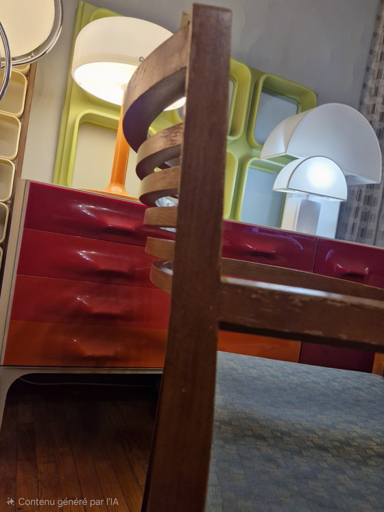 Image 1 of 🟢 Set van 5 KNOLL stoelen / Fauteuils van Joseph & Linda Ricchio, jaren 90