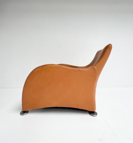 Image 1 of Montis Loge fauteuil met voetenbank van Gerard van den Berg, 1980's