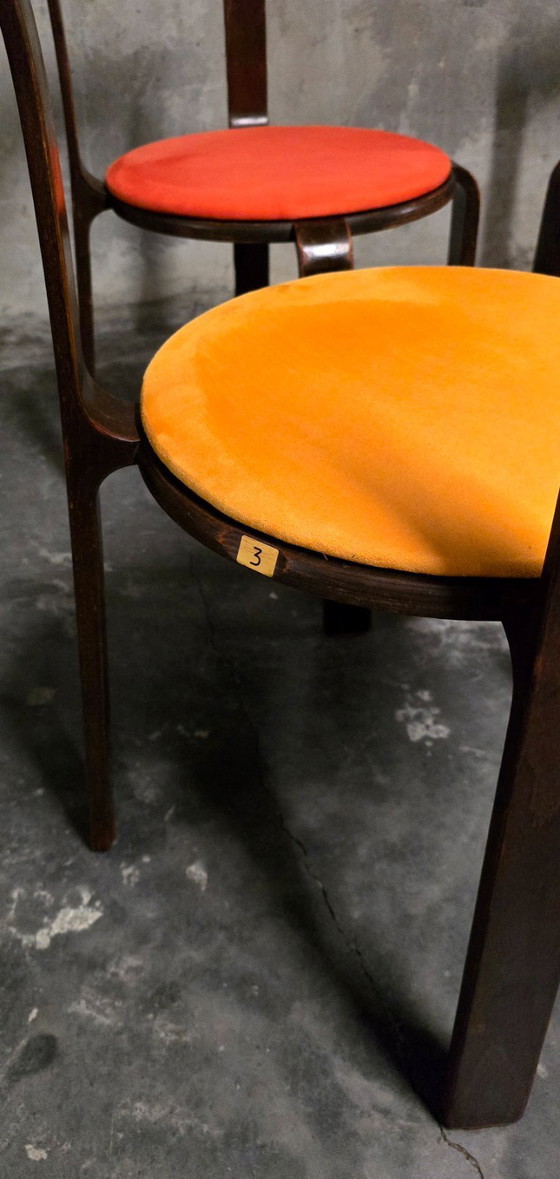 Image 1 of Set di 4 sedie - Bruno Rey (1935) - 1a edizione - 1960 Dietiker, Stein am Rhein