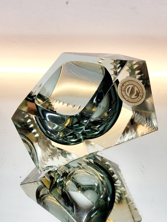 Image 1 of Vide poche Diamant, gefacetteerde, Somerso, Murano, Italia, años 60