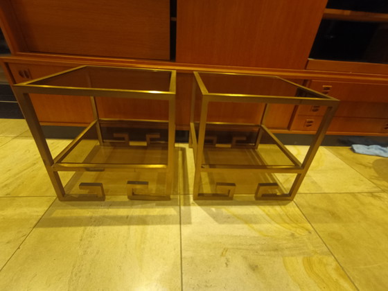 Image 1 of 2er Set Beistelltische Belgo Chrom