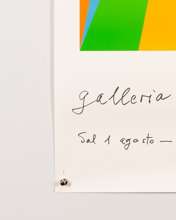 Image 1 of Max Bill scultura e grafica – 1992 Originele vintage tentoonstellingsposter van Max Bill – Zwitserse stijl – 97,5 x 68 cm