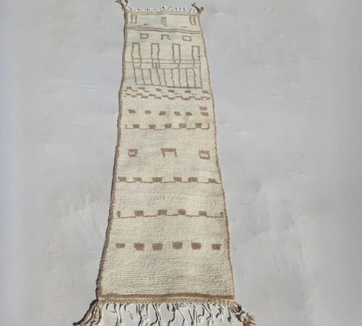 Traditioneel Berber gangtapijt 75/300 cm – Alberto Bazzani, vloerkleden en tapijten, Wool