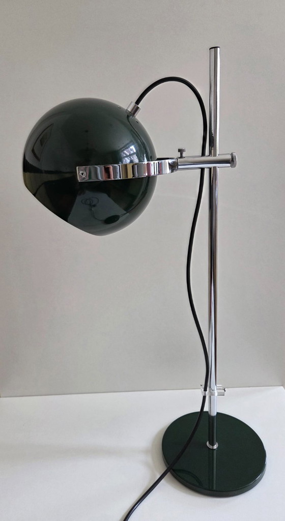 Image 1 of Vintage table lamp - Gepo - 1970s - Green