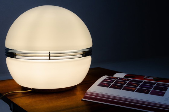 Image 1 of Space Age Spherical Table Lamp by Enrico Tronconi, Italy, 1970s