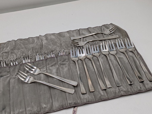 Christofle - Cutlery set for 12 (109) - Concorde - Silver plated