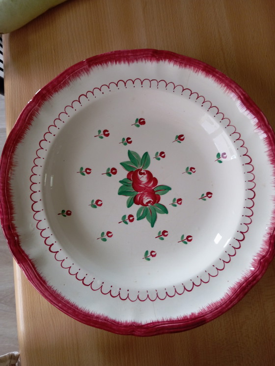 Image 1 of 3 piatti fondi Longchamp anni '50 / Francia