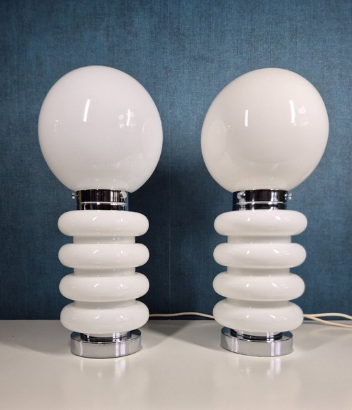 Vintage table lamps - Carlo Nason - 1970s