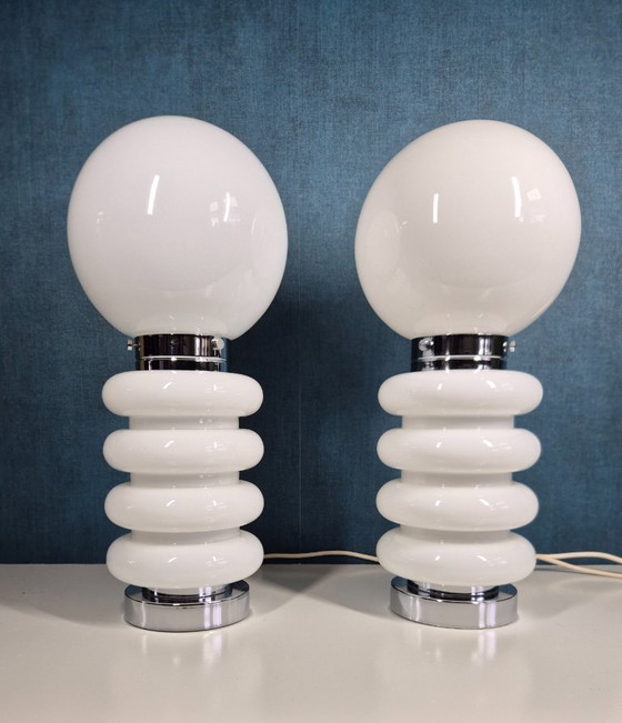 Image 1 of Vintage table lamps - Carlo Nason - 1970s