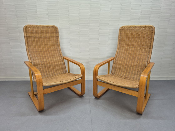 Image 1 of Poltrone vintage Ikea riet. Yngve Ekström, Öland. Per pezzo: