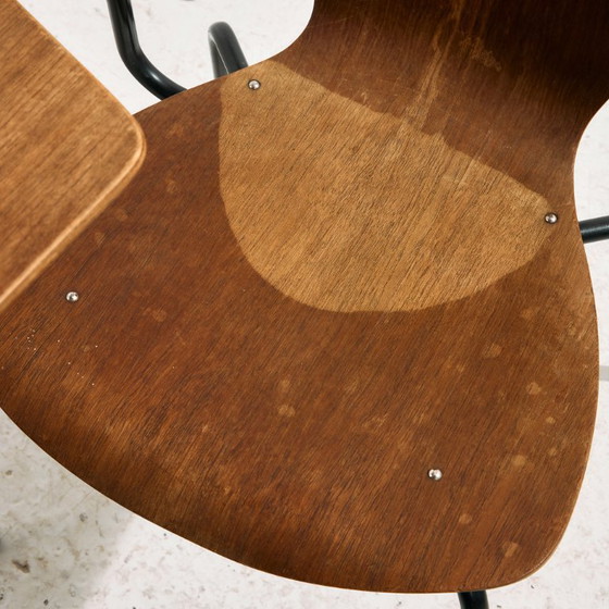 Image 1 of MK11023 Teak chair with writing tablet