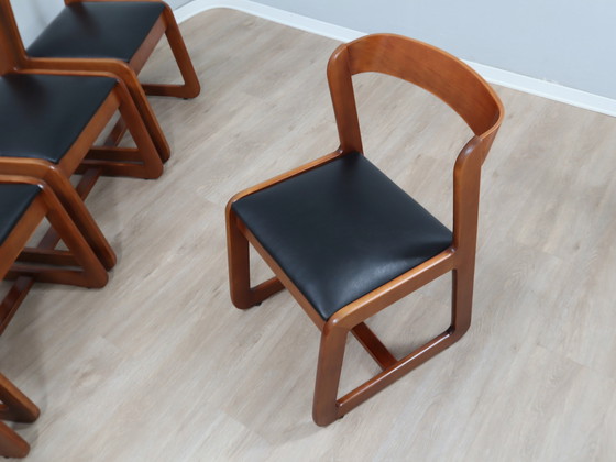 Image 1 of Set of 6 Dining Chairs Willy Rizzo for Mario Sabot, Italy 1970s