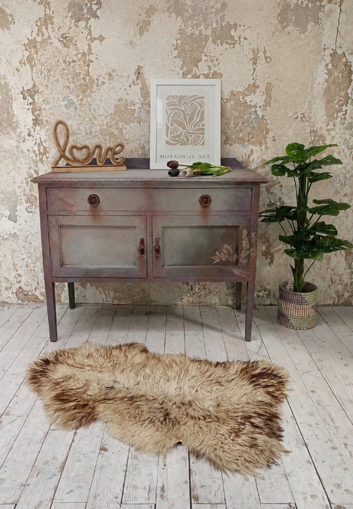 Wooden antique engish cabinet