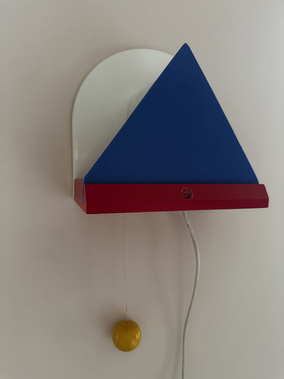 Image 1 of Lampada da parete vintage postmoderna Stoja Ikea in stile Memphis, anni '80