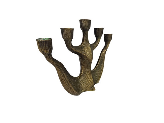 Image 1 of Brutalista - Horst Dalbeck - bronzo - candeliere - Germania - 1950-1970