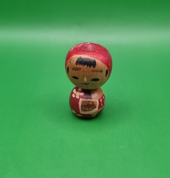 Cute Little Apple Kokeshi. – Decorative Objects, Wood (photo 5 of 5)