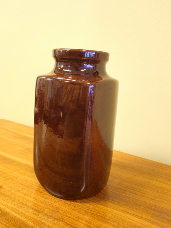 Image 1 of Vintage West Germany Vaas Vaasje Bruin