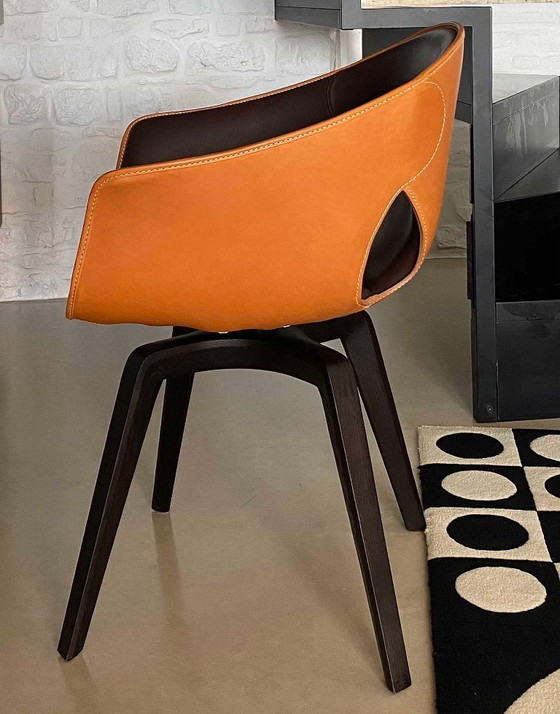 POLTRONA FRAU POLTRONCINA GINGER – Sedie girevoli, Leather, Wood (photo 23 of 36)