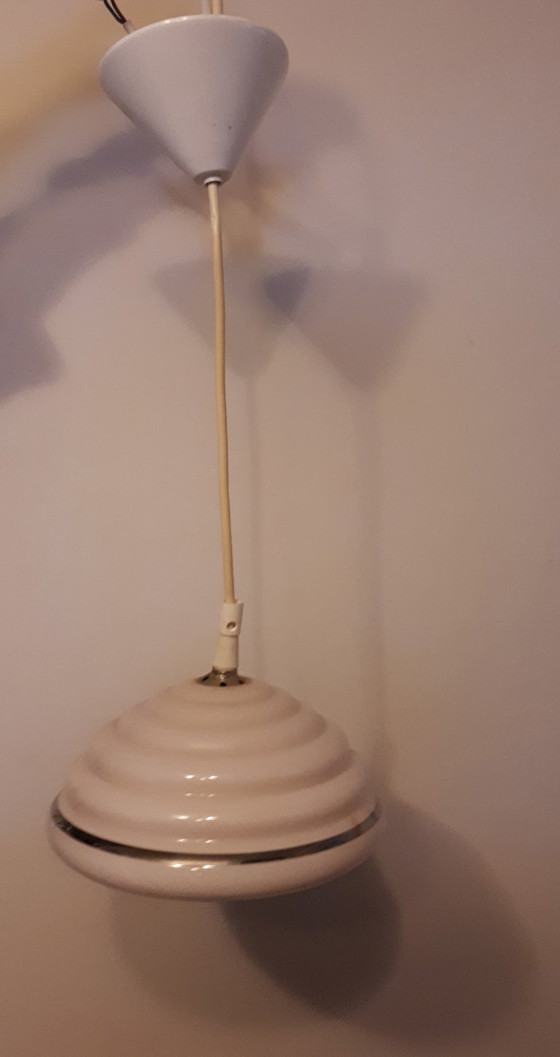 Image 1 of 2 lampes suspendues vintage roses