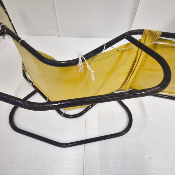 Image 1 of Vintage Barwa schommelende chaise longue uit de jaren 50 van J. Waldheim & Edgar Bartolucci