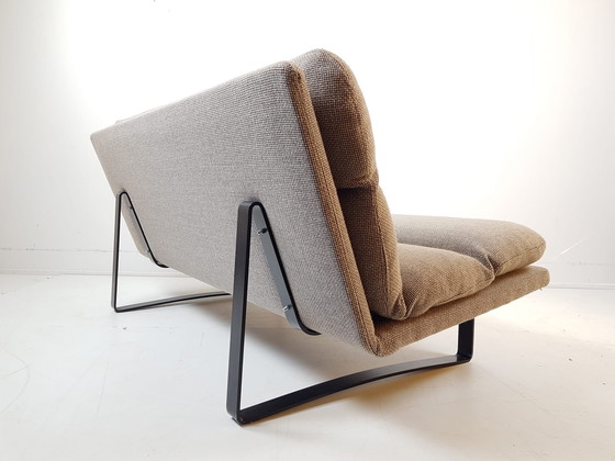 Image 1 of Artifort bankje Kho Liang Le beige ploegstof