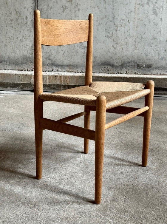 Image 1 of Juego de 4 sillas de comedor CH36 de Hans J Wegner para Carl Hansen & Son.