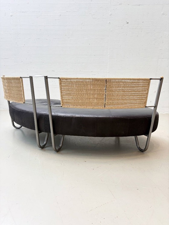Divano in pelle Fantasy Island, Kurt Beier, anni '80 – Divani 3 posti, Leather (photo 13 of 18)
