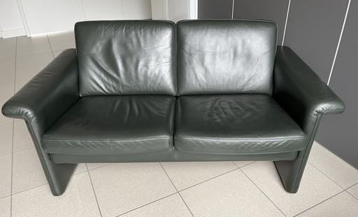 Perida Zweisitzer-Sofa aus Leder