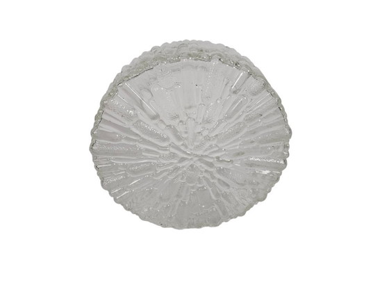 Image 1 of RZB Leuchten - 'Flush Mount' - ceiling lamp - glass - metal - 70's 