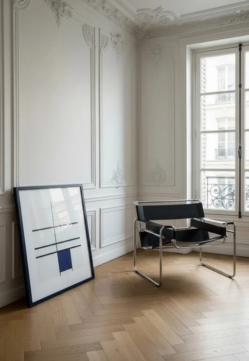 Piet Modrian (1872-1944), Composition avec bleu, 1935, Imprimé en Italie – Piet Mondriaan, giclee prints (photo 2 of 9)
